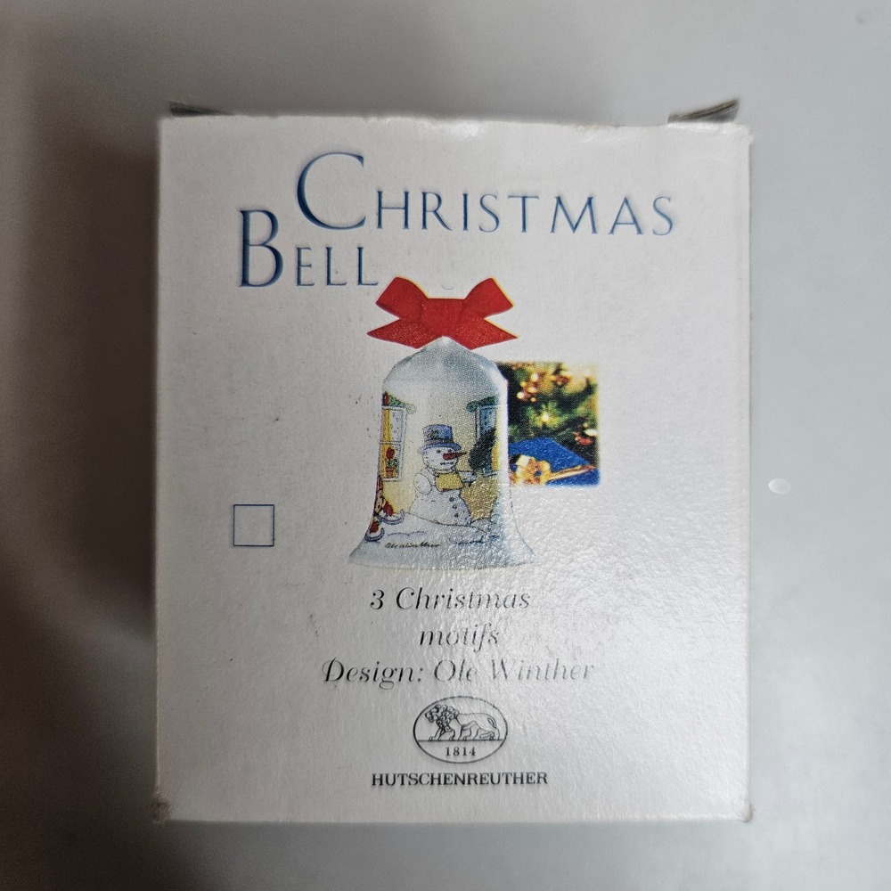 Hutschenreuther Christmas Bell Barenmusik Ole Winther Porcelain Ornament Boxed
